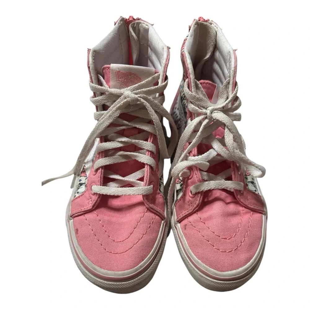 Vans Kids High-Top Sneakers - Pink and Cream